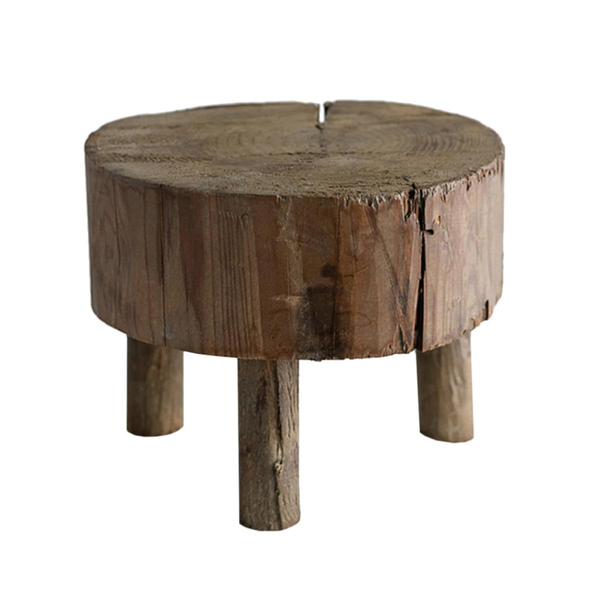 Taburete decorativo TOVINANNA de madera para resaltar fotos y piezas de joyería