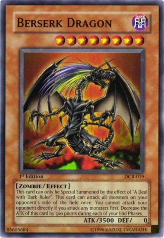 Amazon.com: Yu-Gi-Oh! - Berserk Dragon (DCR-019) - Dark Crisis