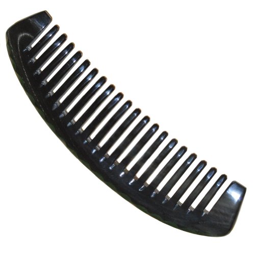 Natural Ox Horn Comb Fine Wide Tooth