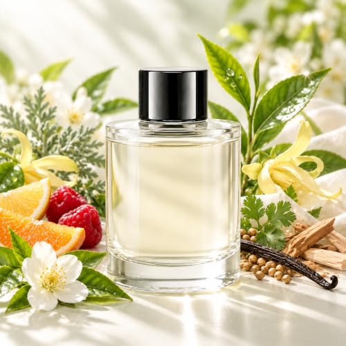 Amor Lyris 5.7 fl oz Car Air Freshener Refill, Perfume Oil for Smart Car Diffuser, Long-Lasting up to 6 Months, Made with Natural Plant Extracts, White Tea