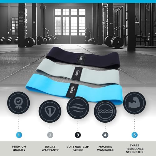 BOSU® Kumaş Direnç Bantları (3'lü Paket), Çoklu (72-6920) - Görsel 4