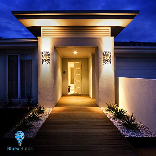 2 Pack Par38 Amber Yellow Led Bug Light Bulb E26 Flood Light Bulb - 10W 100W Equivalent, Warm Bug-Free Lighting For Home, Porch, Yard, Indoor Outdoor, Patio, Holiday, Party Bulb, Insect Repellent #TOP6