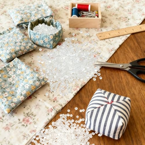 LemonRoad 15 Lbs Glass Beads Weighted Beads Glass Bead Filler Pellets for Stuffing Weighted Blankets Reborn Dolls Crafts Pillows Vests Stuffed Animals Anxiety Lap Pads by LemonRoad - Image 3