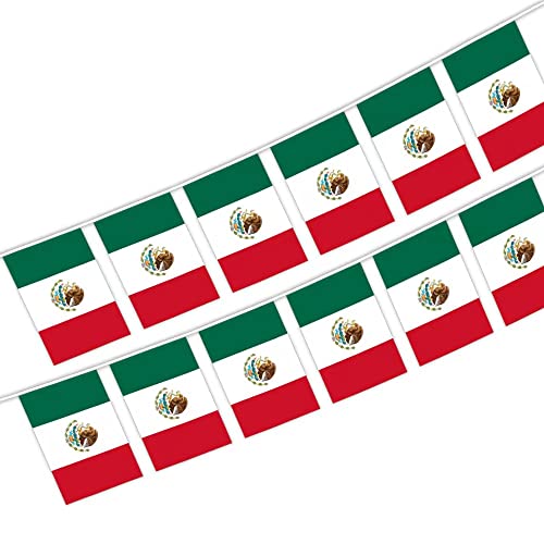 Deportes y Fitness, Outdoors Ckexin Banderas mexicanas de México pequeñas banderines colgantes banderas decoraciones de fiesta para la Copa del Mundo Olímpicos Gran Apertura Bar Deportes...