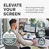 Fellowes Monitor Stand for Desk - Breyta™ 100% Recyclable Stand for the Home and Office - Ergonomic Portable with 3 Height Settings – White #1
