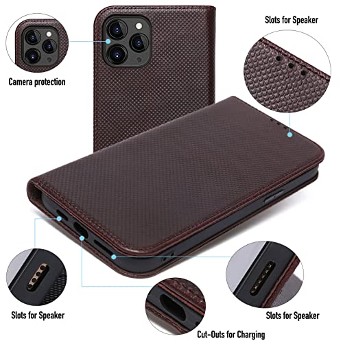 Étui de protection iPhone 12 Pro Max marron, idéal pour vos déplacements - 3
