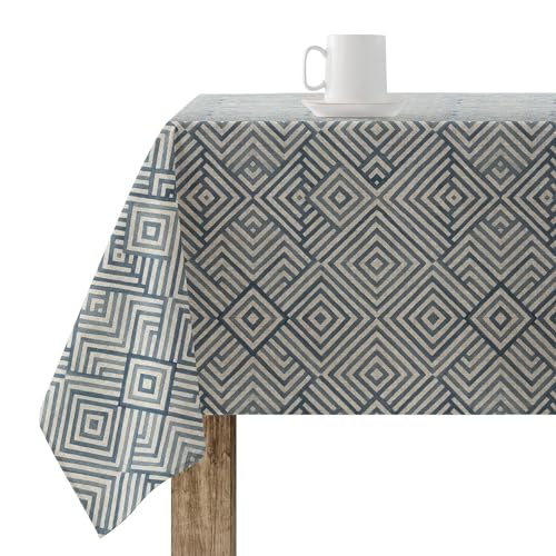 BELUM | Gaia 119 Mantel NO Hule, Mantel 200x140cm, Mantel Antimanchas resinado, Mantel Antibacteriano, Mantel Fabricado Tejido orgánico, Mantel 100% algodón orgánico