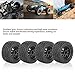 Strong Grip RC Tires, Durability Rubber Universal Truck Wheel, High Wear for 1:14, 1:16, 1:18 Car Model Accessories, Easily Installed and Removed, Suitable for SCY, MJX, HPX, WL