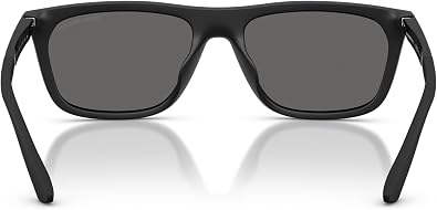 Emporio Armani mens Ea4272u Universal Fit Rectangular Sunglasses