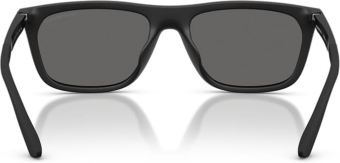 Emporio Armani mens Ea4272u Universal Fit Rectangular Sunglasses