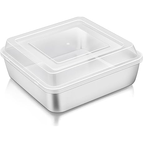 TeamFar 6 Inch Square Cake Pan: Perfect Baking Companion