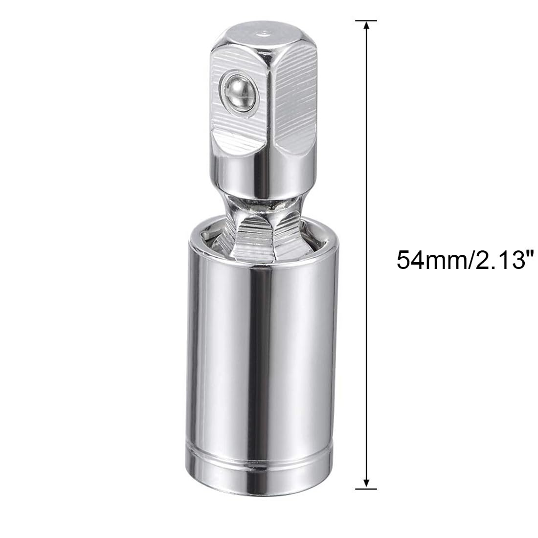 TA-VIGOR 3/8 Inch Drive Universal Joint Swivel Socket, Cr-V Steel Deep Socket Adapter with 360° Swivel Connection - Image 2