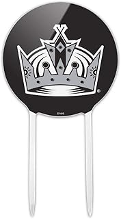 Acrylic NHL Los Angeles Kings Logo Cake Topper Party Decoration for Wedding Anniversary Birthday Graduation