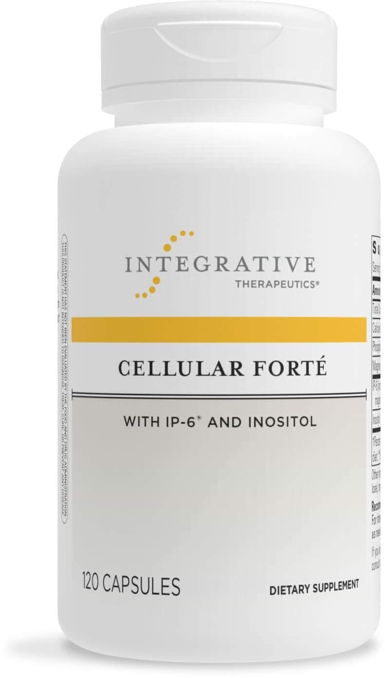 Integrative Therapeutics Cellular Forte - Inositol Supplement for Immune System & Cell Health Support* - Contains IP-6 - Vegan, Gluten-Free & Dairy-Free - 120 Capsules (60 Servings)