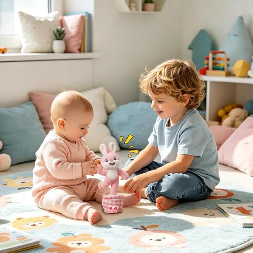Peluche lapin de compagnie interactive aux finitions soignées pour enfants - 7