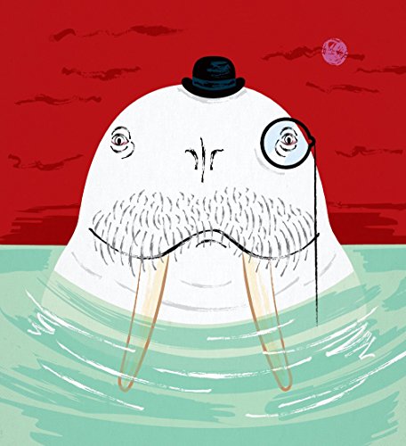 iota illustration Sir Wilfred Wallace, The Wonderful Walrus - Edition Limitée Affiche d'art par Oliver Lake