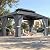 Polar Aurora Gazebo 10'x14' Outdoor Gazebos Hardtop Grill Gazebo Aluminum Galvanized Steel Double Roof Outdoor Gazebos Pergola Include Curtain and Netting for Backyard, Patio, Lawn