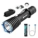 Produktbild Olight Warrior X Taschenlampe 2000 Lumen Neutralweiß LED USB Wiederaufladbare Leistungsstarkes Taschenlampen, mit 18650 Akku + Tidusky Batteriefach