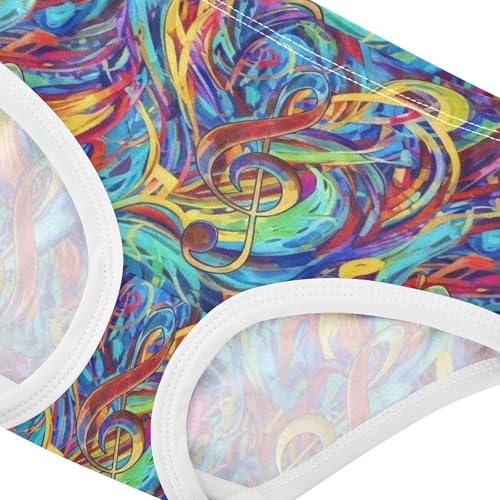 Girls Underwear Toddlers 2t Cotton Cute Panties Girl Designer Undies Kids Briefs Colorful Treble Clefs Blue4