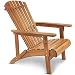 Produktbild VonHaus Adirondack-Gartensessel - Akazienholz mit Geöltem Finish - Outdoor-Gartensessel aus Holz