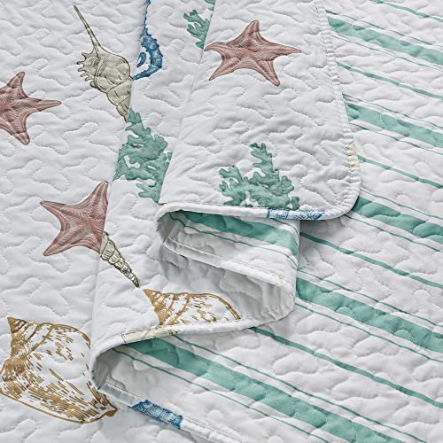 50% Off King Coastal Comforter Set – Reversible & Lightweight - Image 5