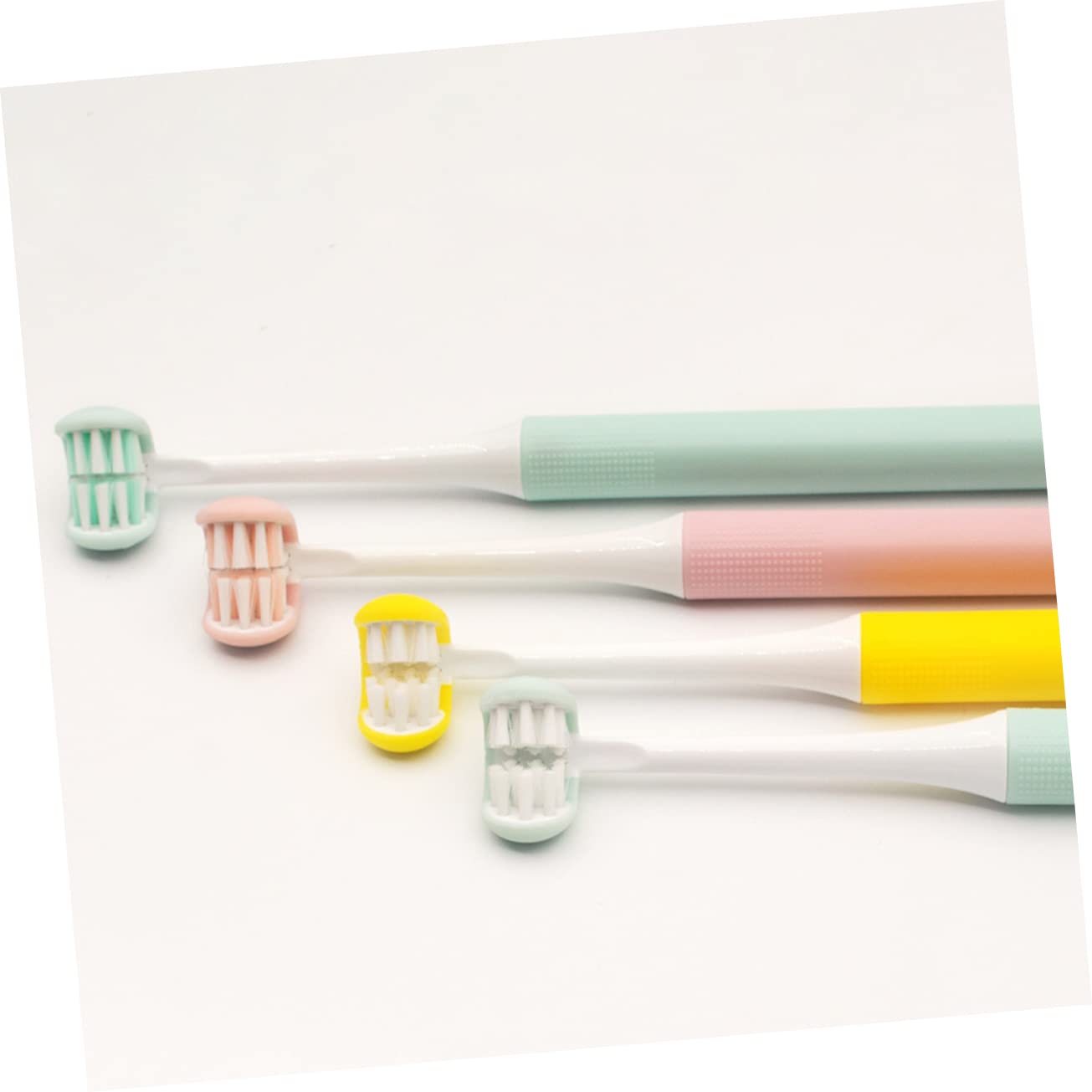 Spazzolino da Denti a 3 Lati Manuale Setole Morbide, Pulizia Profonda per Adulti, Ergonomico e Portatile, per Casa, Viaggio e Igiene Orale Quotidiana
