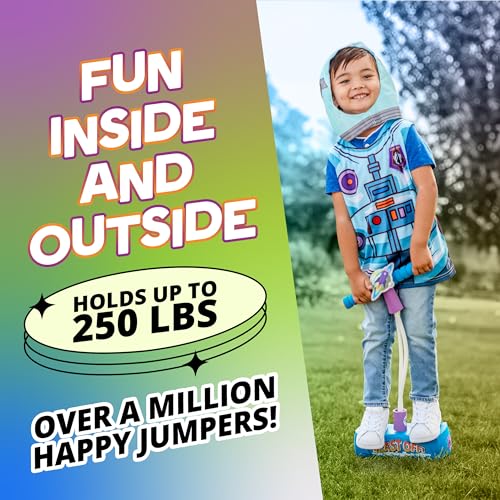 Image of Flybar My First Foam Pogo Jumper for Kids Fun and Safe Pogo Stick for Toddlers, Durable Foam and Bungee Jumper for Ages 3 and up, Supports up to 250lbs, Rocket