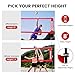Bearwill Volleyball Net, 12FT Portable Volleyball Net for Backyard, Freestanding Volley Ball Set Height Adjustable with Carry Bag, Volley Ball Practice Nets Training Equipment for Indoor and Outdoor