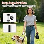 26Ft Heavy Duty Retractable Dog Leash with Dispenser and Poop Bags, for Small, Medium & Large Dogs Up to 110Lbs, 360° Tangle-Free Design and a Durable Chrome Plated Hook - Image 6