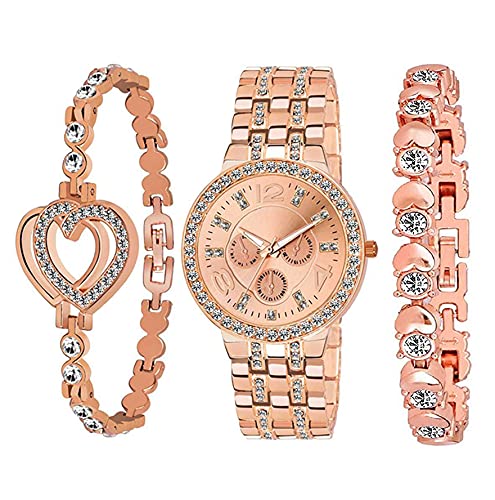 See full amazon price history chart for ENDEAVOUR Analogue New Geneva Rose Gold Diamond & Copper Bracelet Combo Watch for Womens & Girls.(Combo of 3) ENDEAVOUR Analogue New Geneva Rose Gold Diamond & Copper Bracelet Combo Watch for Womens & Girls.(Combo of 3) (B0924GWMKV) Amazon Price History, Amazon Price Tracker