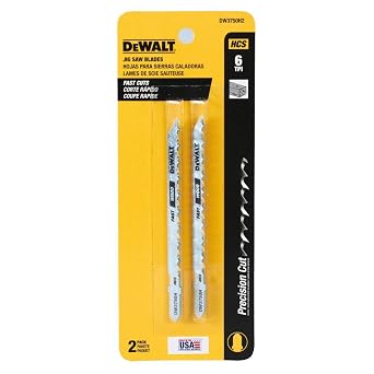 DEWALT Segueta para Sierra Caladora Acero Alto Carbono 4 Pulgadas X 6DPP 2  Piezas DW3750H2 : Amazon.com.mx: Herramientas y Mejoras del Hogar
