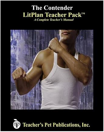 Amazon.com: The Contender LitPlan - A Novel Unit Teacher Guide With ...