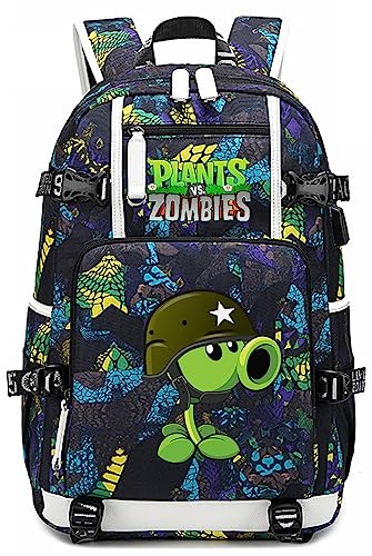 ISaikoy Plants vs. Zombies Backpack Blue