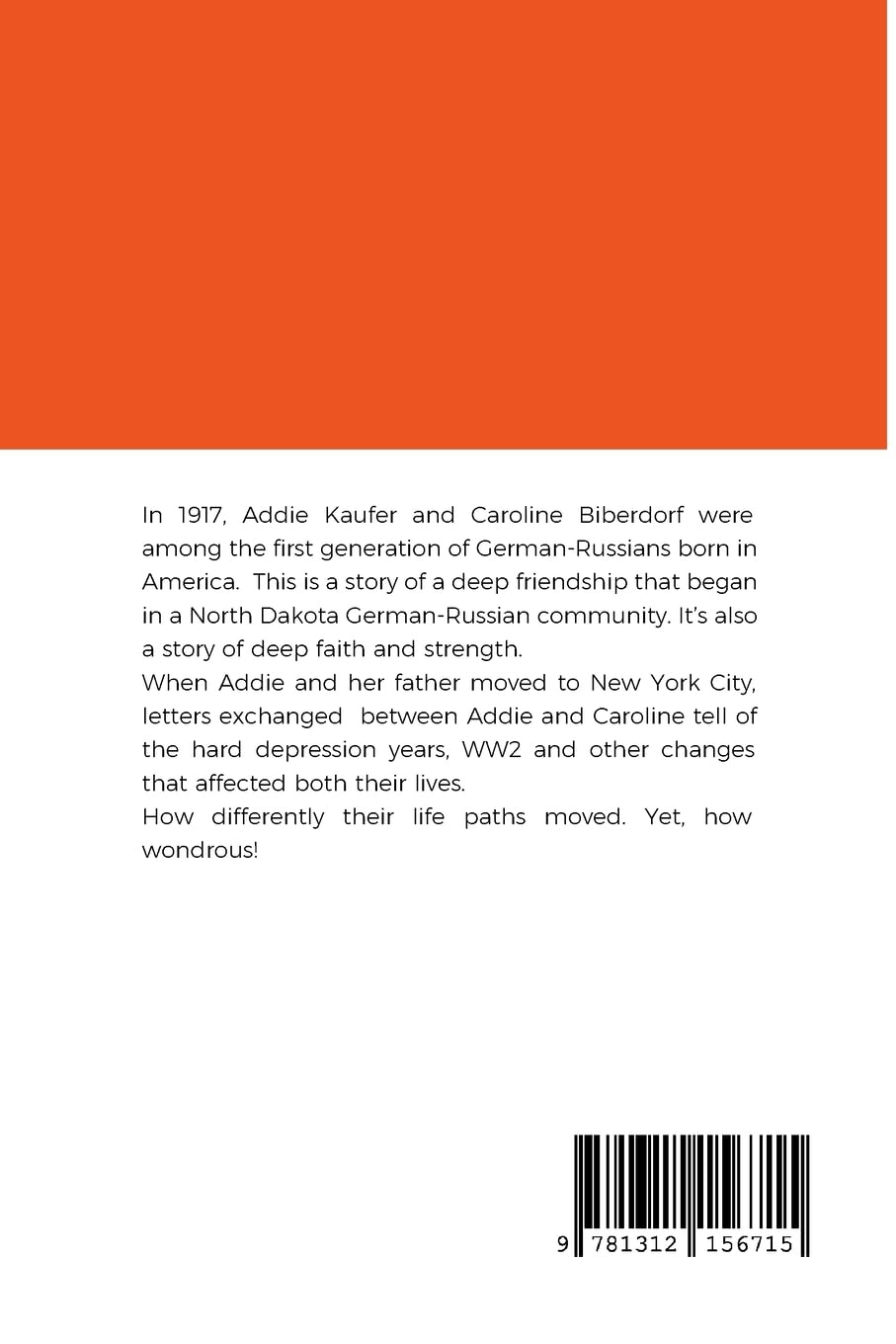 Addie's Fire: The story of German-Russian immigrants and their life journeys in America