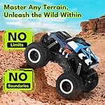 Threeking 1:16 Waterproof Monster Truck Toys RC Cars Amphibious Remote Control Car Trucks 4WD All Terrain Off-Road Pickup Toy for 6 7 8 9 10 11 12 Year Old Boys Girls Kids Gifts Presents - Image 4