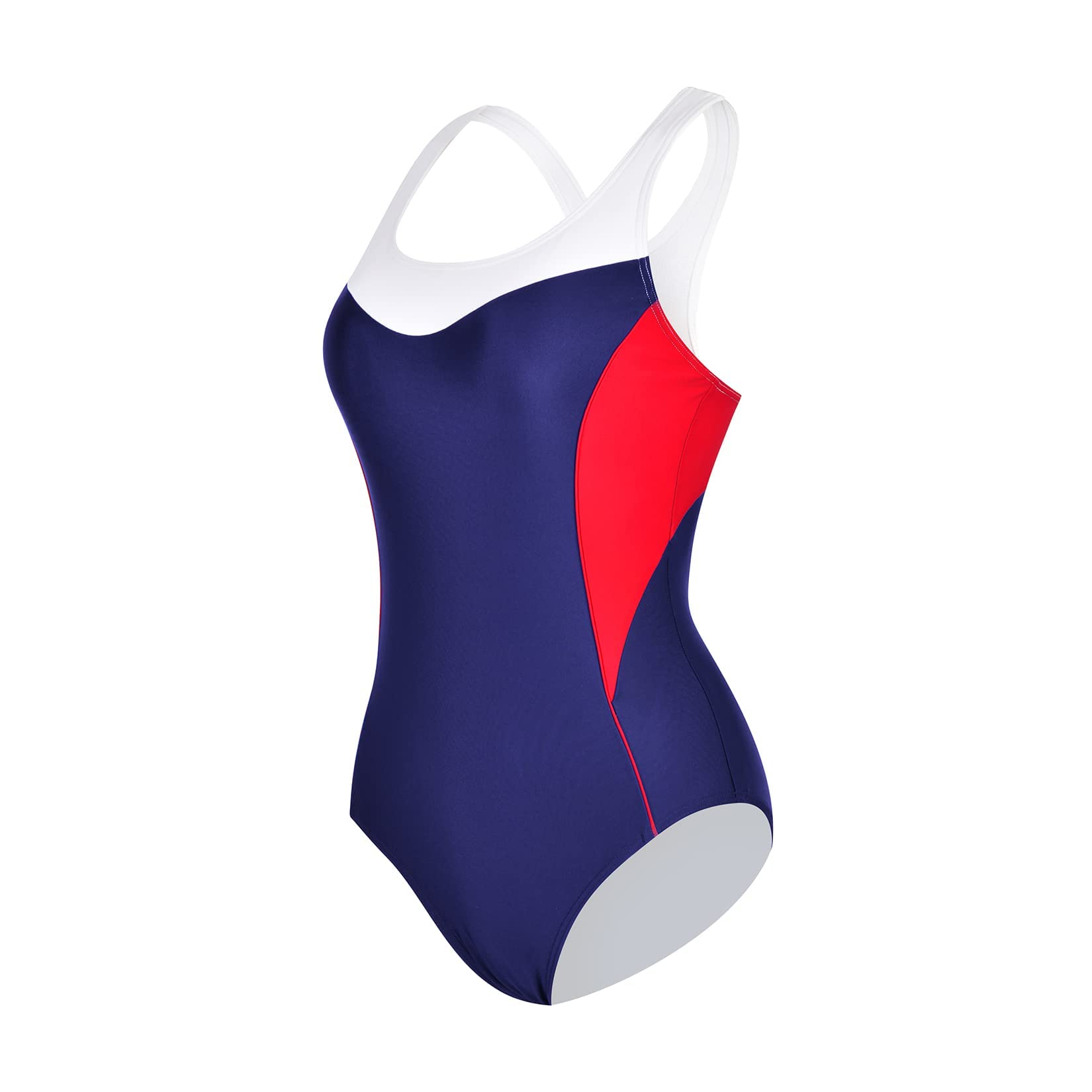 Veranobreeze Costume da Bagno da Donna Costume da Bagno di Un Pezzo Nero Atletico Costume da Bagno Modesto