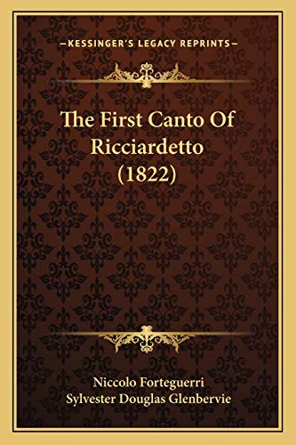 The First Canto Of Ricciardetto (1822)
