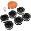 6X Thread Spool+1X Coil Cap+1X Spring