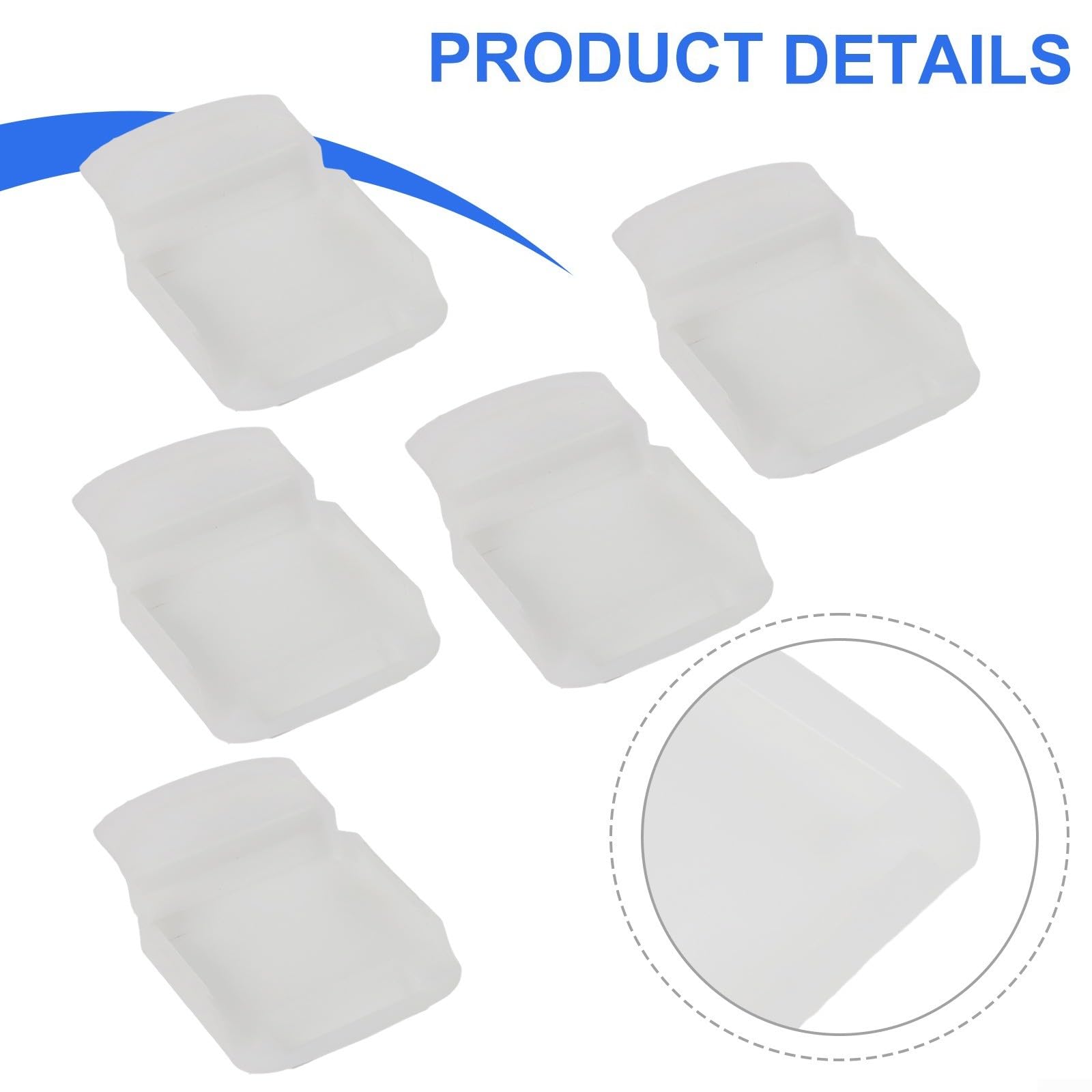 Lot de 5 capuchons de batterie pour outil électrique 14,4 V 18 V BL1830 BL1840 BL1850, bouclier de protection ABS (10 pièces)