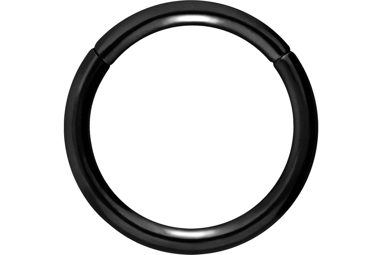 PIERCINGLINE Anillo segmento Clicker de acero quirúrgico – Piercing en oro, plata, rosa, negro o azul – para nariz, tabique, oreja, hélice o tragus — view 50