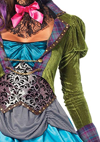 Leg Avenue 85505 - Deluxe Mad Hatter Kostüm, Größe Large (EUR 40), Damen Karneval Kostüm Fasching - Afbeelding 5