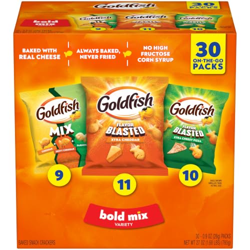 Goldfish Bold Mix Variety Pack Snack...