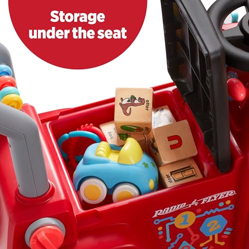 Image of Radio Flyer Tinker Truck, for Toddlers 1-3, Toddler Ride On Toys