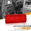 HERCOO Interior Door Reflectors Red Front & Rear Reflector Light Cover Compatible with Ford Excursion 2000 to 2005, F250 F350 F450 F550 Super Duty 1999 to 2007, Pack of 2