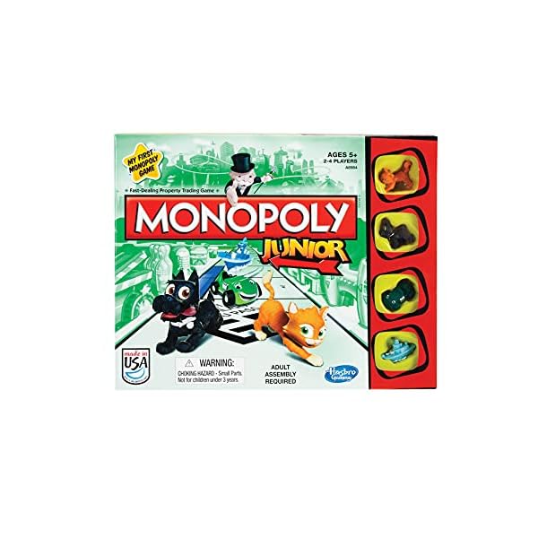 Monopoly Junior : Un premier pas dans l'univers du Monopoly pour les enfants 511WwGSkBLS. SS600