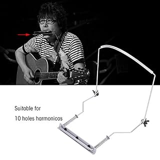 Voluxe Support d’harmonica, Support de Cou d’harmonica en Tube de Caoutchouc métallique Durable, pour Les Amateurs de… - Les Beatles, Paul McCartney, John Lennon, RIngo Starr, George Harrison Voluxe Support d'harmonica, Support de Cou d'harmonica en Tube de Caoutchouc métallique Durable, pour Les Amateurs de… – Image 2