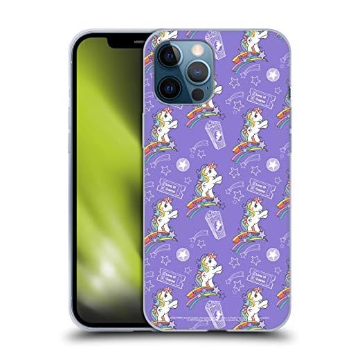 Officiell My Little Pony klassisk lila roligt hus mjukt gelskal kompatibelt med Apple iPhone 12 Pro Max