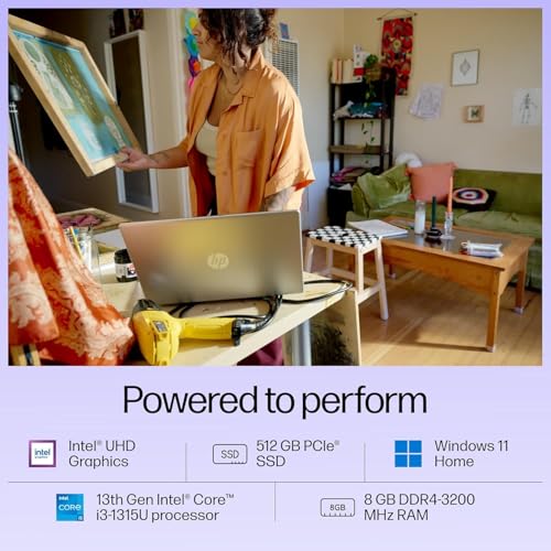 Image of HP 15 Commercial Series Dos, Intel Core i3-1315U FHD Camera with Shutter