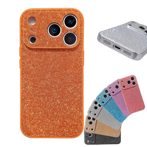 �n�C�G���h�O���b�^�[�d�C���b�L�P�[�X�A2026 New�t�@�b�V���i�u���ȃL���L���f�U�C���A����~�߃V���R���t���[���AiPhone 17/16/15/14�p�̉��K�Ȋ��G(Orange,FOR 16 pro max)