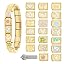 A-Starter Bracelet Set-20Pcs Gold